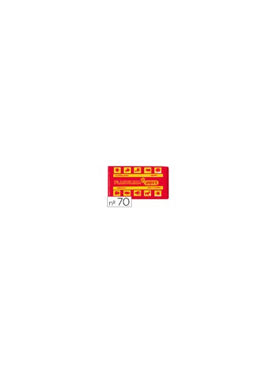 Plastilina jovi 70 rojo unidad tamaño pequeño
