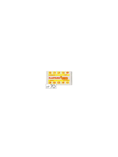 Plastilina jovi 70 blanca unidad tamaño pequeño