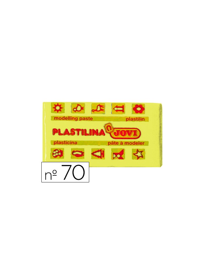 Plastilina jovi 70 amarillo claro unidad tamaño pequeño Plastilina jovi 70 amarillo claro unidad tamaño pequeño