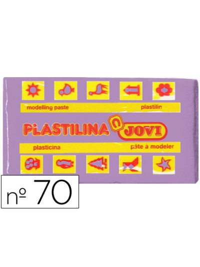 Plastilina jovi 70 lila unidad tamaño pequeño