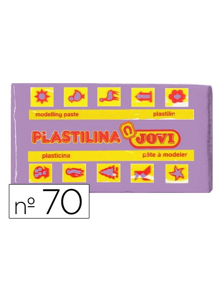 Plastilina jovi 70 lila unidad tamaño pequeño