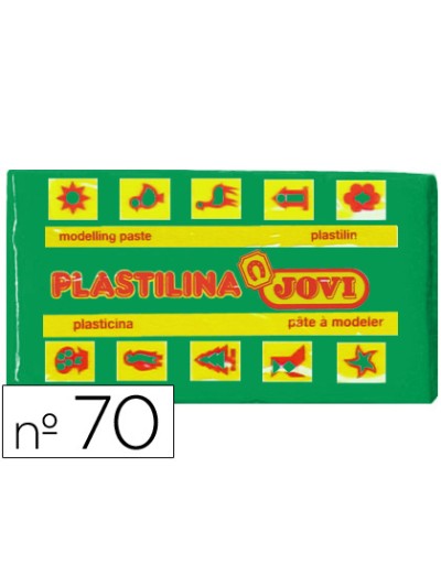 Plastilina jovi 70 verde claro unidad tamaño pequeño
