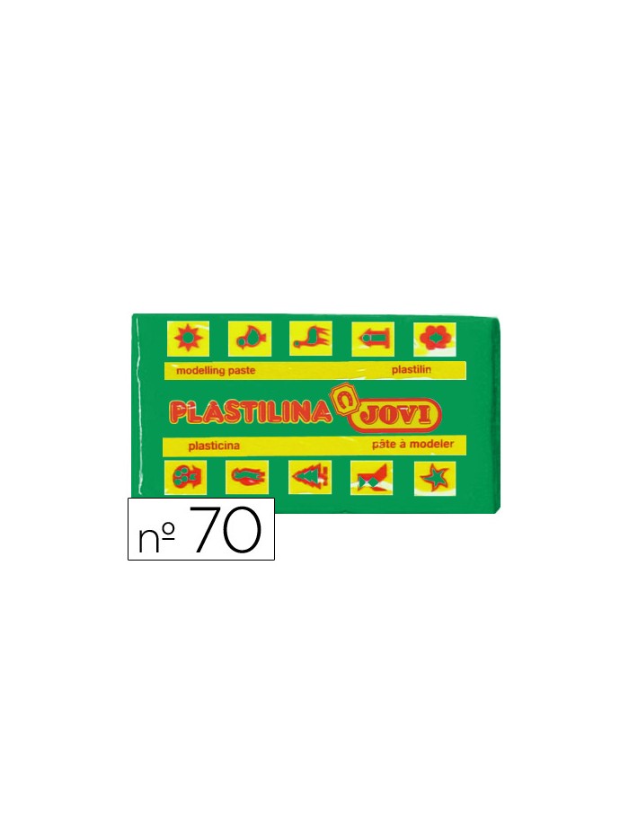 Plastilina jovi 70 verde claro unidad tamaño pequeño Plastilina jovi 70 verde claro unidad tamaño pequeño