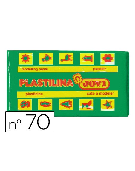 Plastilina jovi 70 verde claro unidad tamaño pequeño