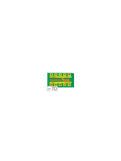 Plastilina jovi 70 verde claro unidad tamaño pequeño