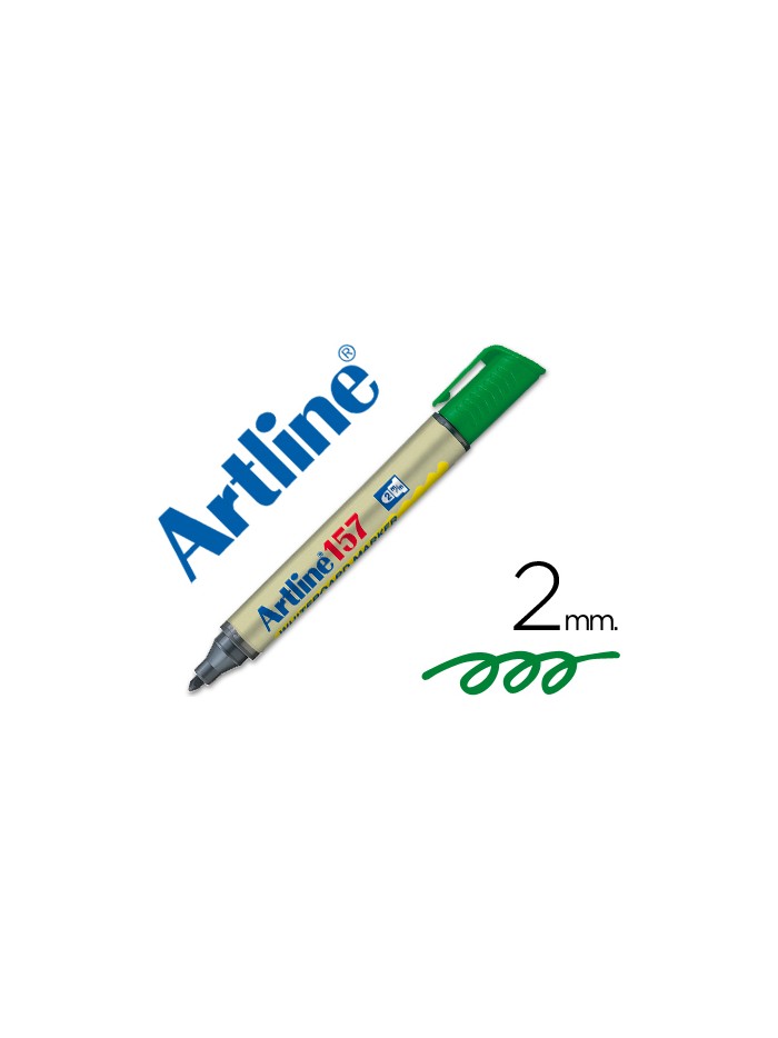 Rotulador artline pizarra ek-157 verde punta redonda 2 mm Rotulador artline pizarra ek-157 verde punta redonda 2 mm
