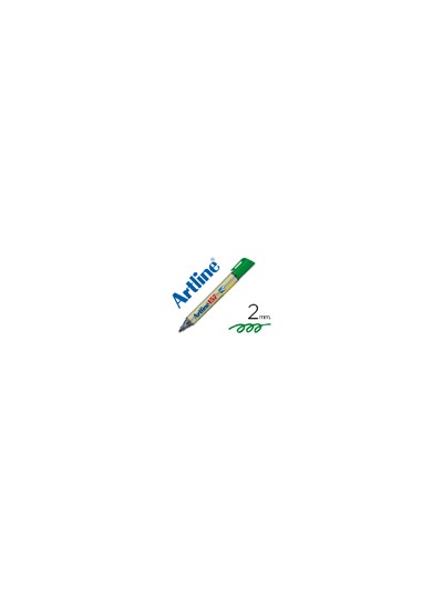 Rotulador artline pizarra ek-157 verde punta redonda 2 mm