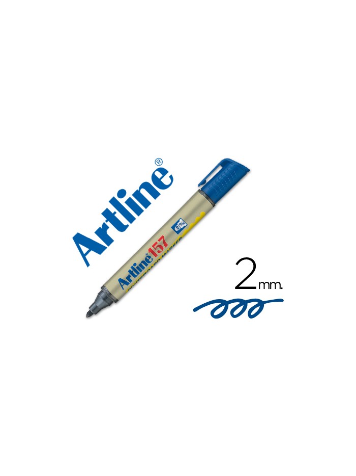 Rotulador artline pizarra ek-157 azul punta redonda 2 mm Rotulador artline pizarra ek-157 azul punta redonda 2 mm