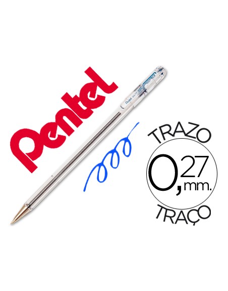 Boligrafo pentel bk-77 c azul