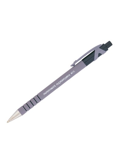 Boligrafo flexgrip retractil negro