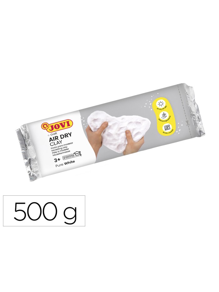 Pasta jovi para modelar 500 gr color blanco Pasta jovi para modelar 500 gr color blanco