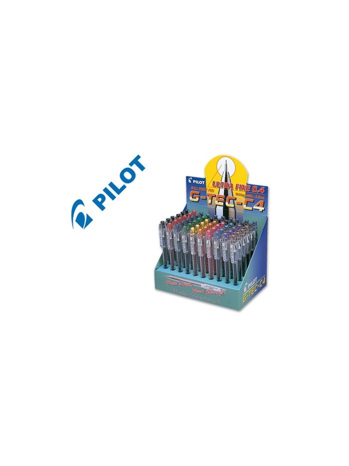 Boligrafo pilot punta aguja g-tec-c4 expositor de 60 unidades Boligrafo pilot punta aguja g-tec-c4 expositor de 60 unidades