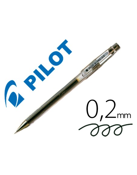 Boligrafo pilot punta aguja g-tec-c4 negro