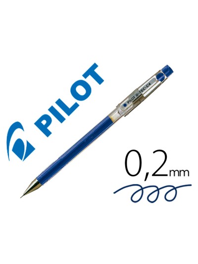 Boligrafo pilot punta aguja g-tec-c4 azul