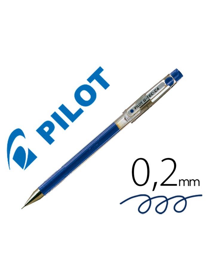 Boligrafo pilot punta aguja g-tec-c4 azul Boligrafo pilot punta aguja g-tec-c4 azul