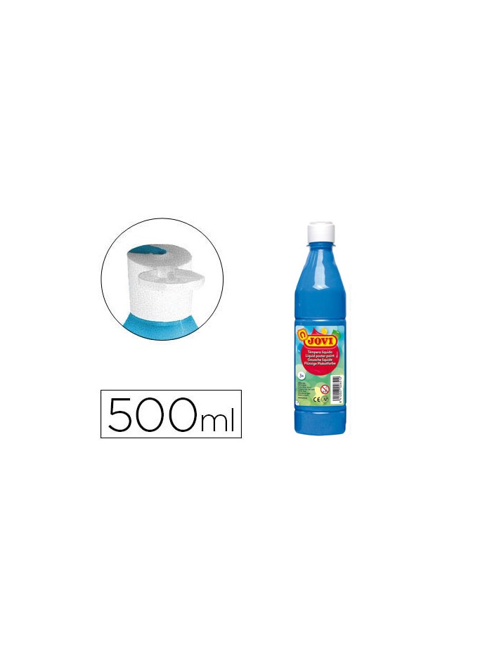 Tempera liquida jovi escolar 500 ml azul cyan Tempera liquida jovi escolar 500 ml azul cyan
