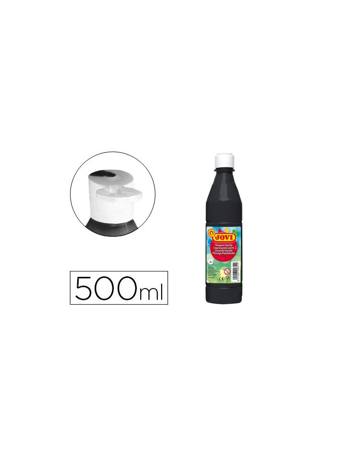 Tempera liquida jovi escolar 500 ml negro Tempera liquida jovi escolar 500 ml negro
