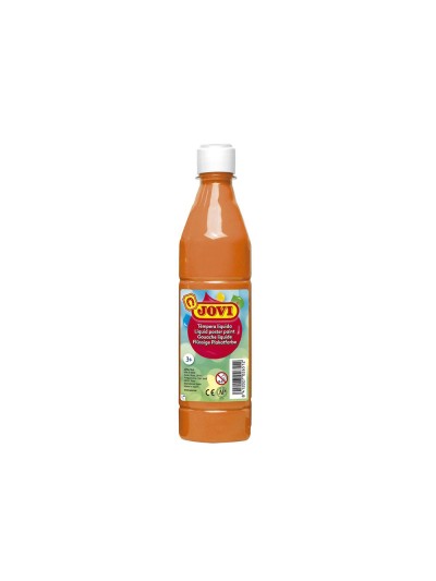 Tempera liquida jovi escolar 500 ml naranja