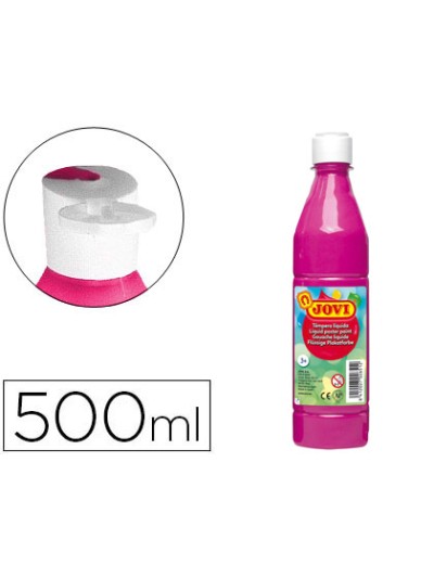Tempera liquida jovi escolar 500 ml magenta