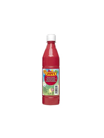 Tempera liquida jovi escolar 500 ml bermellon
