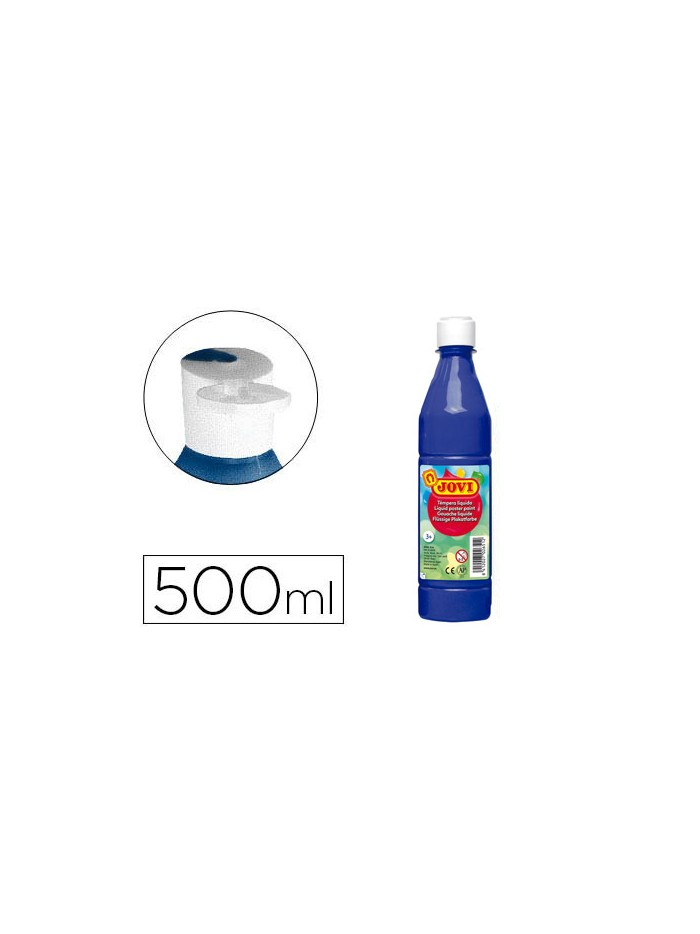 Tempera liquida jovi escolar 500 ml azul ultramar Tempera liquida jovi escolar 500 ml azul ultramar