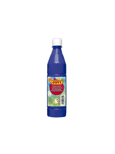 Tempera liquida jovi escolar 500 ml azul ultramar