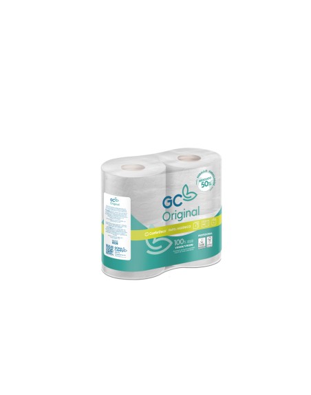 Papel higienico olimpic 2 capas-96,3mm ancho x 17,98m largo paquete de 4 rollos