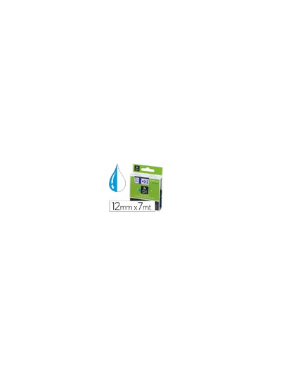 Cinta dymo 1000 azul-blanco 12mm x 7mt d1