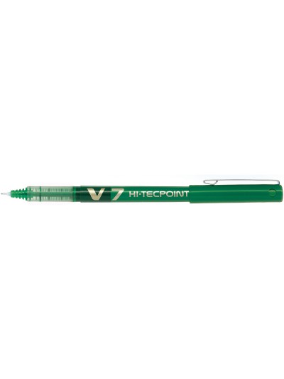 Rotulador pilot punta aguja v-7 verde 0.7 mm