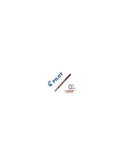 Rotulador pilot punta aguja v-7 rojo 0.7 mm