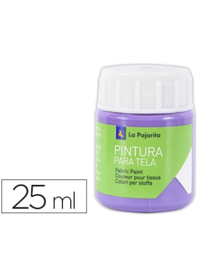 Pintura para tela la pajarita lila 25 ml