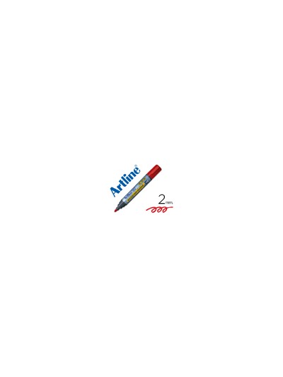 Rotulador artline pizarra ek-517 rojo punta redonda 2 mm tinta de bajo olor