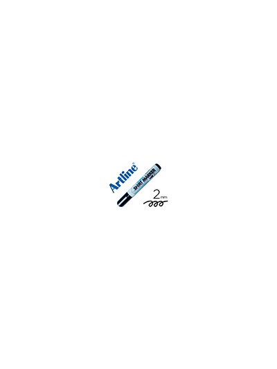 Rotulador artline camiseta ekt-2 negro punta redonda 2 mm para uso en camisetas