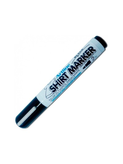 Rotulador artline camiseta ekt-2 negro punta redonda 2 mm para uso en camisetas