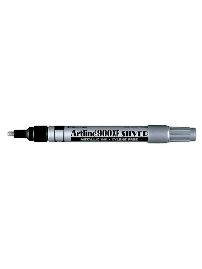 Rotulador artline marcador permanente tinta metalica ek-900 plata punta redonda 2.3 mm