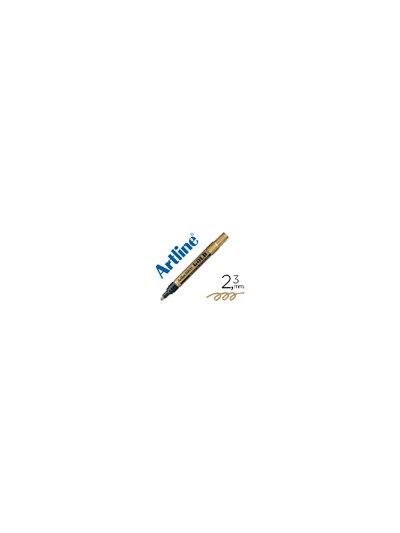 Rotulador artline marcador permanente tinta metalica ek-900 oro punta redonda 2.3 mm