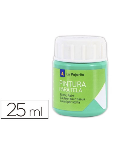 Pintura para tela la pajarita verde esmeralda 25 ml