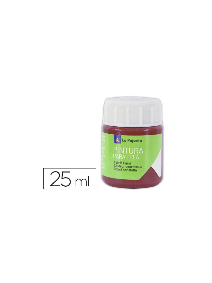 Pintura para tela la pajarita rojo ingles 25 ml Pintura para tela la pajarita rojo ingles 25 ml