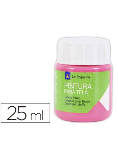 Pintura para tela la pajarita magenta 25 ml