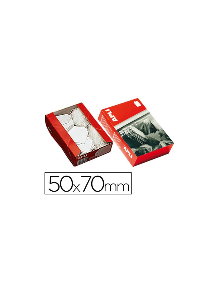 Etiquetas colgantes apli 396 50x70 mm caja de 400 unidades Etiquetas colgantes apli 396 50x70 mm caja de 400 unidades