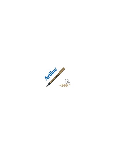 Rotulador artline marcador permanente punta metalica ek-990 oro punta redonda 1.2 mm