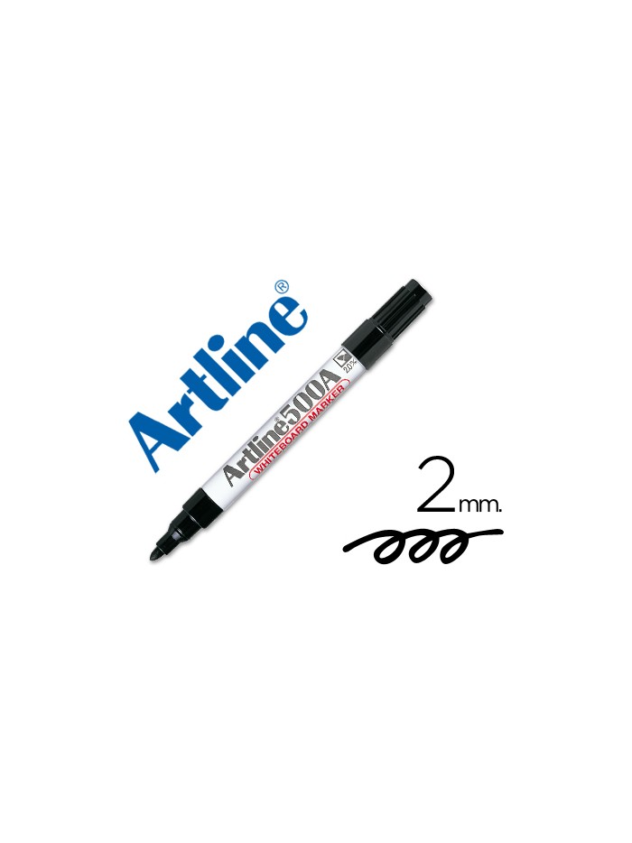 Rotulador artline pizarra ek-500 negro punta redonda 2 mm recargable Rotulador artline pizarra ek-500 negro punta redonda 2 mm recargable