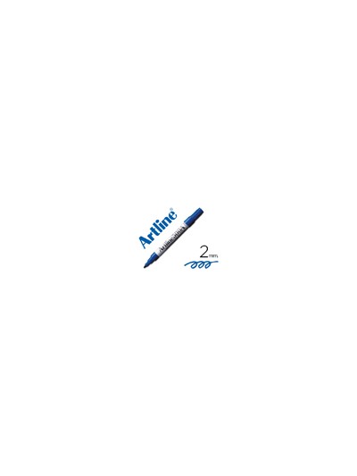 Rotulador artline pizarra ek-500 azul punta redonda 2 mm recargable