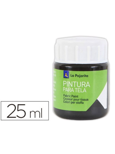 Pintura para tela la pajarita negro 25 ml