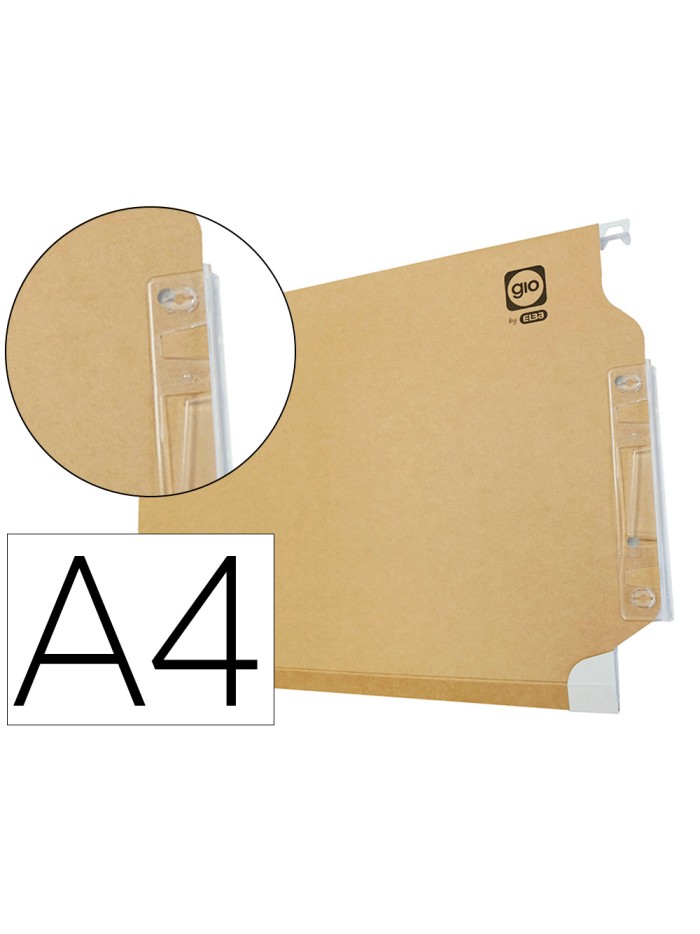 Carpeta colgante gio din a4 visor lateral tamaño 330x275x345 mm Carpeta colgante gio din a4 visor lateral tamaño 330x275x345 mm