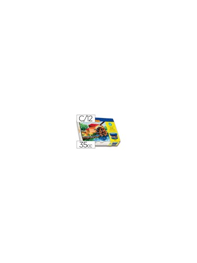 Tempera jovi 35 ml caja de 12 colores surtidos