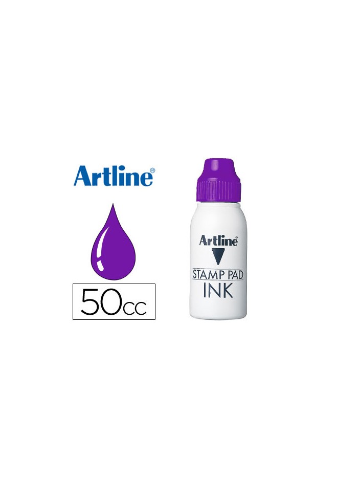 Tinta tampon artline violeta bote 50 cc Tinta tampon artline violeta bote 50 cc