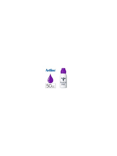Tinta tampon artline violeta bote 50 cc