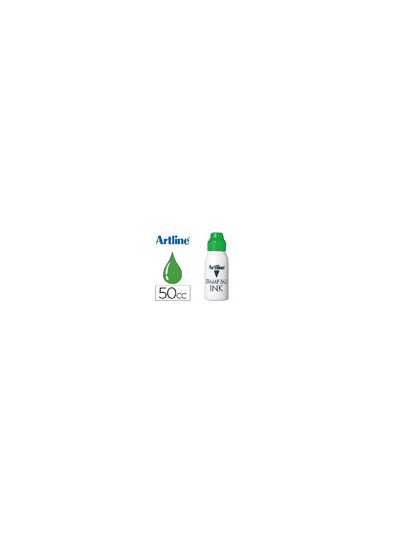 Tinta tampon artline verde bote 50 cc