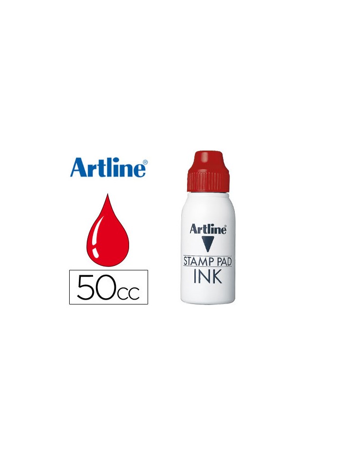 Tinta tampon artline roja bote 50 cc Tinta tampon artline roja bote 50 cc